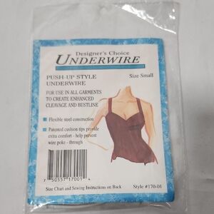 Designer’s Choice Underwire Push-Up Bra - Brown